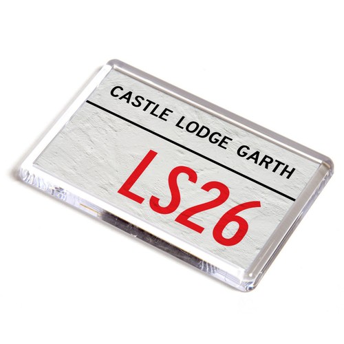 Fridge magnet castle - magnet,
