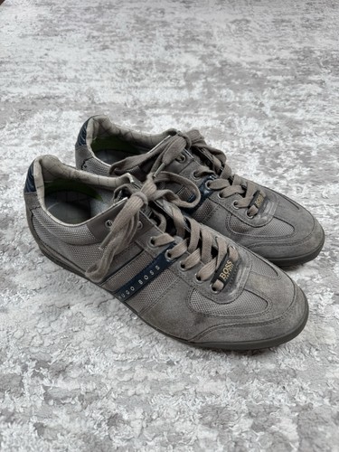 Hugo boss mens grey suede - hugo,