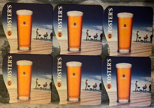 Foster beer mats coasters - foster's,