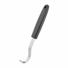 Professional Butter Curler Dining Knife in Black Made of Stainless Steel 10mm