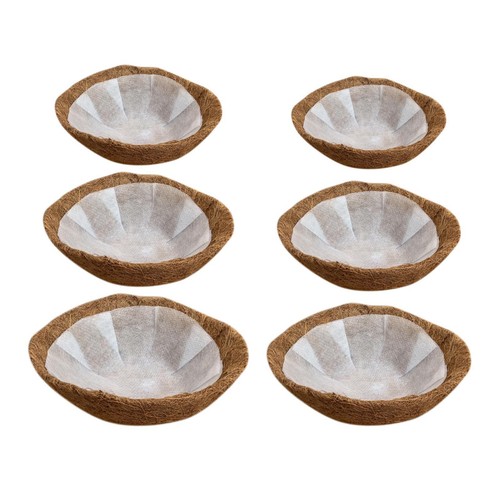Half round nut fiber - half, liner