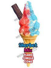 Ice cream van sticker Sherbet