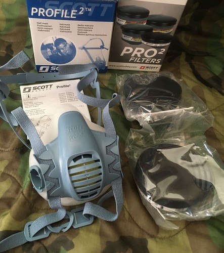 Scott safety half - face, mask