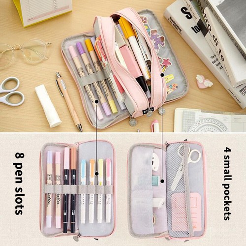 Large pencil case girl boys - girl,