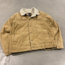 y2k fur lined denim trucker