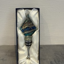 Murano Style Hand Blown Art Glass Wine Bottle Stopper Multi-Colour Boxed 