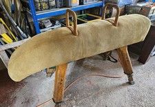 Vintage School Pommel Vaulting Horse