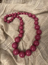 Vintage graduated pink wooden - vintage,