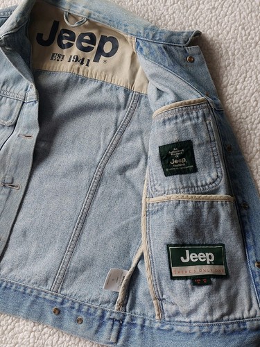 Jeep vintage denim jacket - denim,