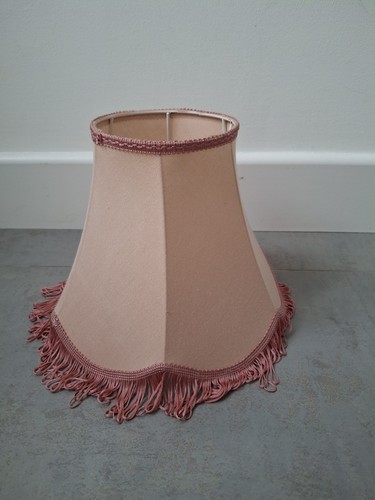 Vintage scalloped lampshade - vintage,