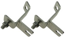 2x Classic Mini Front Spot Fog Light Stainless Steel Mounting Brackets XBU10046