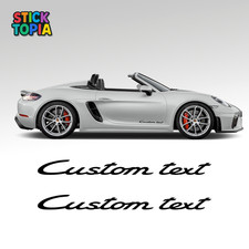 Porsche 718 Spyder Side Stripe