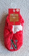 Kids Alphabet Initial N Snuggle Slippers Size 12/13 Red Brand New With Label