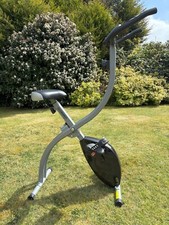 Roger Black Folding Exercise Bike with Electronic Console Information.