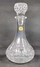 Vintage "Cristal" Lead Crystal Decanter ~ 24% PbO ~ 0.75 L ~ Boxed ~ Ht 27.5cm
