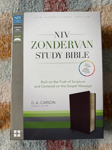 Niv zondervan study bible - niv,