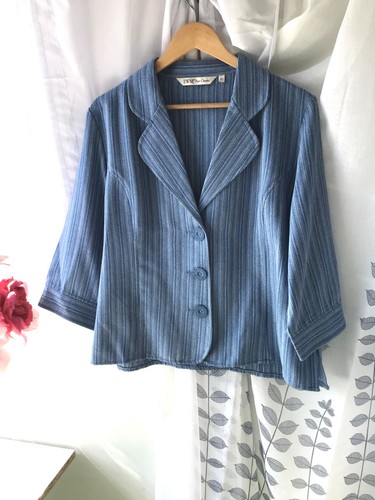 Ewm blue striped - blue, jacket