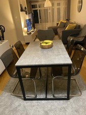 TOBIAS Dining Set – Table + 4 Chairs Bundle