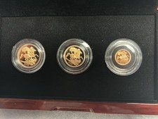 2023 UK 3 Coin Gold Sovereigns