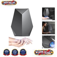 Sleek Black 1600W Hand Dryer -
