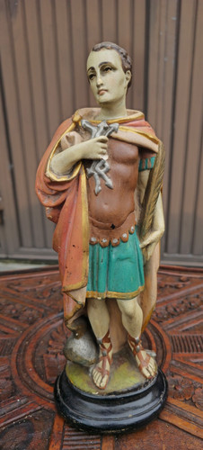 Vintage 1950 chalk statue - chalk, of