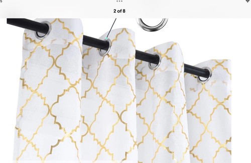 Kotile gold white sheer - white,