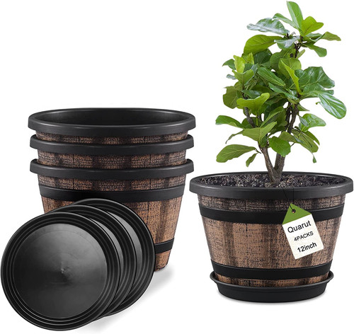 4pcs plant pots large - 4pcs, pots,