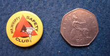 Mr Whippy Safety Club  small Pin Badge  - 1960's
