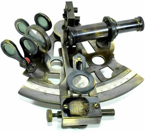 Solid brass sextant vintage - sextant,