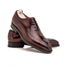 Genuine leather brown color - leather,
