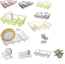 Dish Drainer Wooden Metal