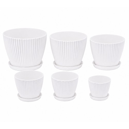 Pack indoor plant pots with - 6-pack,