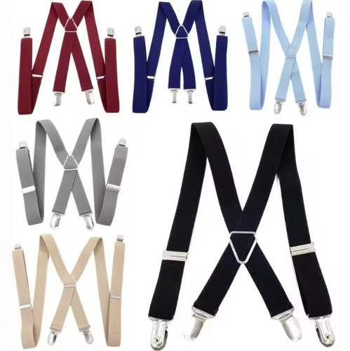 Elastic adjustable suspenders - adjustable,