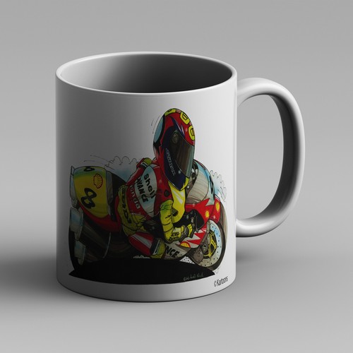 Kartoons koolart mug honda wsb - koolart,