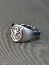 Fossil Signet Ring Men's Size