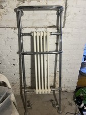 Traditional Column Heated Towel Rail  149h X 56cmW X 24cmD. Chrome