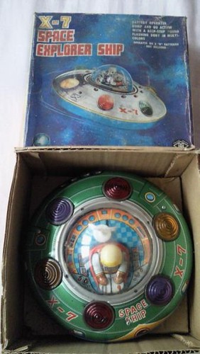 Masudaya tin toy space - masudaya,