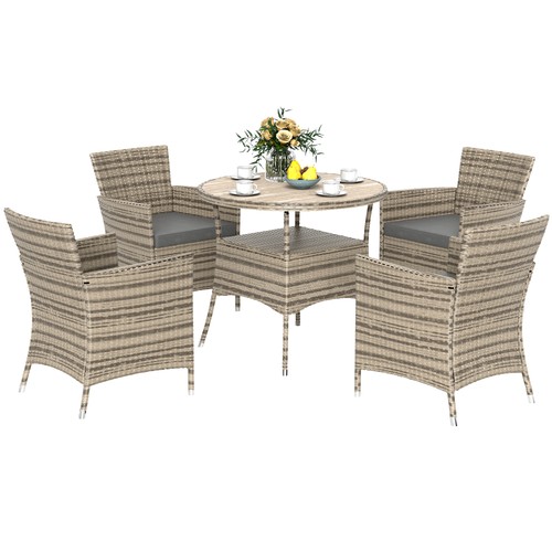 Outsunny rattan dining set for - outsunny,