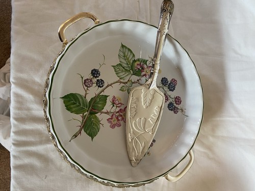 Vintage queen anne flan dish - anne,