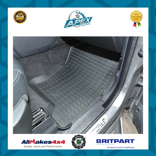 Lhd front rear black - lhd, rubber