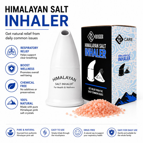 Ceramic himalayan salt inhaler - himalayan,