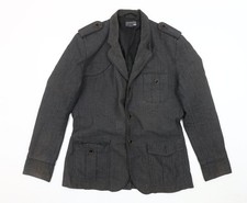 H&M Men's Grey Military