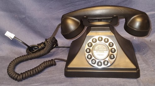 Decorative black landline - black,