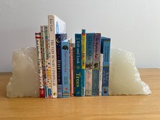 Pair of Natural Quartz Stone bookends