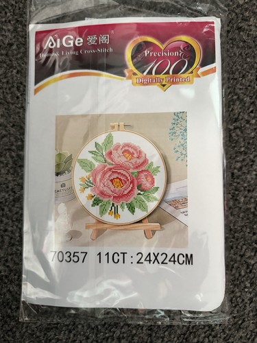 Rose theme cross stitch kit - theme,