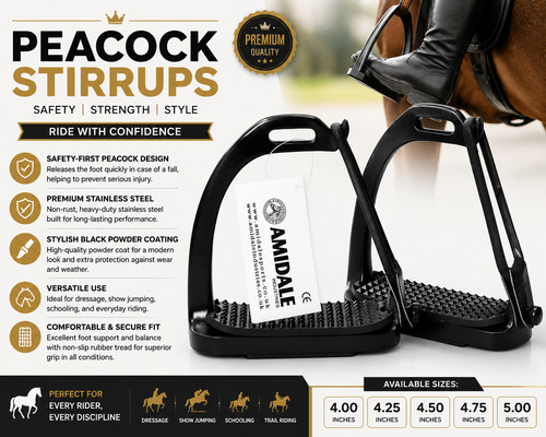 Peacock stirrups horse riding - stirrups,