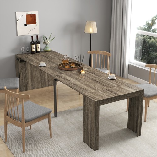 Modern extendable dining table - modern,