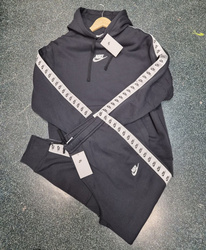 Nike men black fleece 2pc - nike,