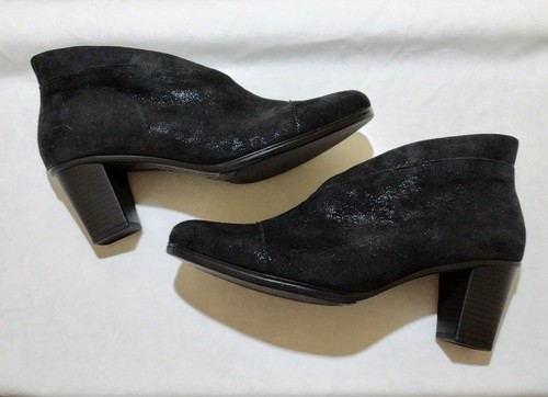 Gabor black suede ankle - gabor,