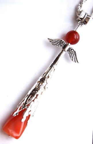 Very large ornate carnelian - large,